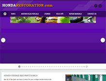 Tablet Screenshot of hondarestoration.com
